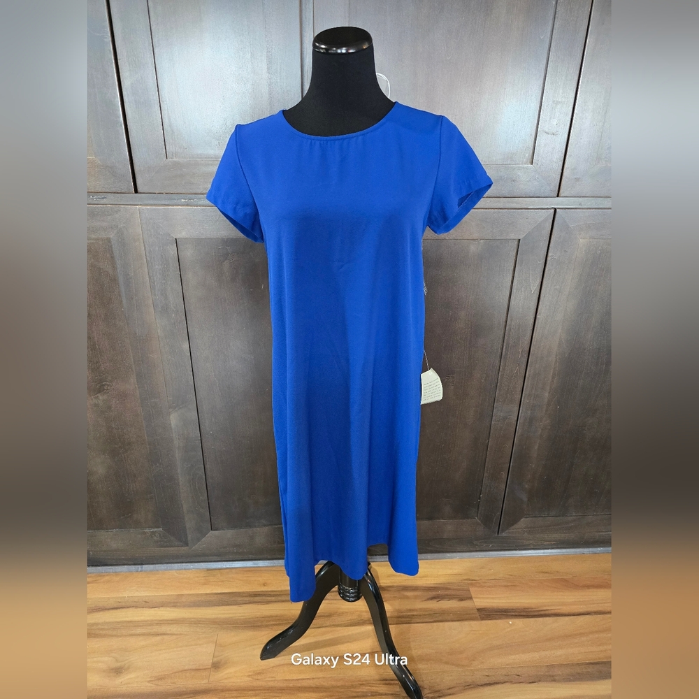Elegant Cobalt Blue Dress
